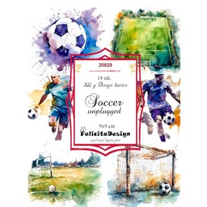 Fodbold, design karton, Felicita design.