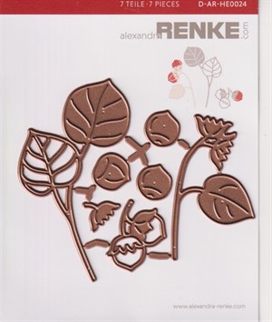 Hazelnut Branch Set, Dies, Alexandra Renke.*