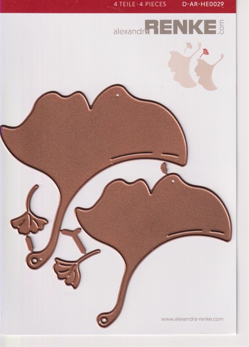Ginkgo Leaves with Eyelet, Dies, Alexandra Renke.*