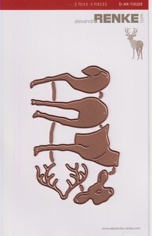 Lagdelt dyrehjort #1, Dies, Alexandra Renke.*