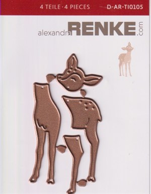 Layered Animal Fawn #2, Dies, Alexandra Renke.*