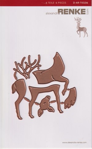 Lagdelt dyrehjort #2, Dies, Alexandra Renke.*