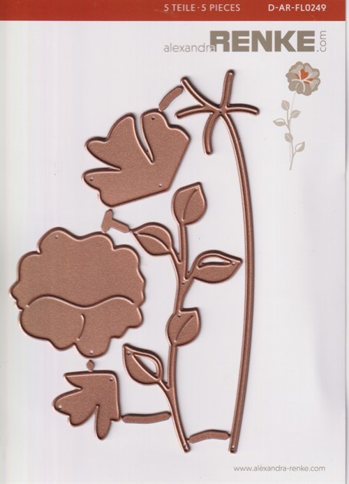 Layered Flower #9, Dies, Alexandra Renke.*