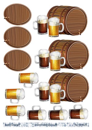 Øltønde, 3D ark - Barto Design