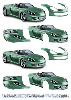   Lækker Bil, 3D ark - Barto Design