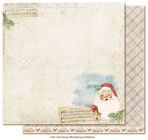 Believe, christmas Wonderland, scrapbooking, Maja Design.