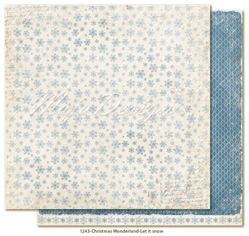 Let it snow, christmas Wonderland, scrapbooking, Maja Design.