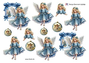 Juleengel, 3d-ark HM Design 