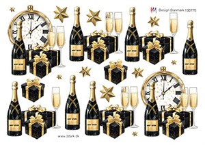 Nytår, 3D ark - HM Design