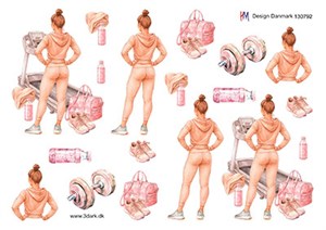 3d-ark HM Design, Fitness, pige.