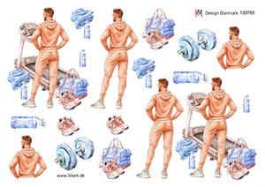 3d-ark HM Design, Fitness, mand.