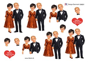 Kobberbryllup, 3d-ark HM Design 