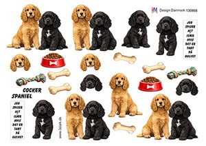 Cocker Spaniel, 3D ark - HM Design