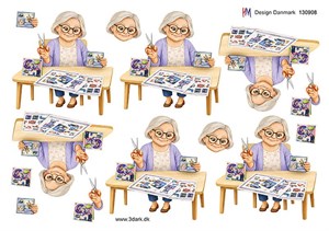 3D ark - HM Design, 3d kort dame.