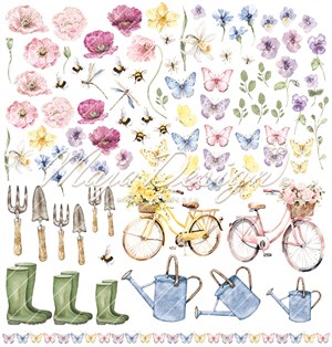 Spring Garden, Klippeark, Scrapbook, Maja design,  