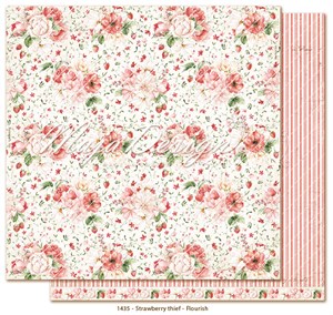 Blomstre, Jordbærtyv, Scrapbooking, Maja Design.