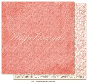 Lækkert, Jordbærtyv, Scrapbooking, Maja Design.