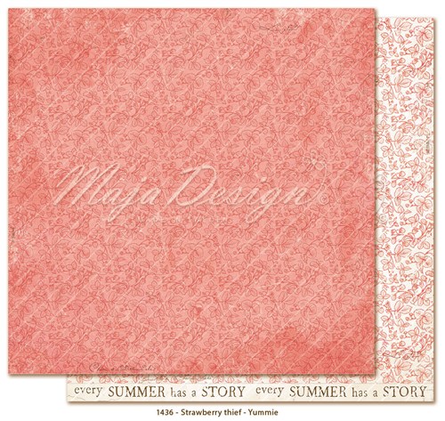 Lækkert, Jordbærtyv, Scrapbooking, Maja Design.