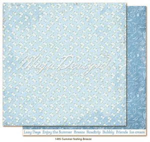 Breeze, Summer Feeling, Mønsterpapir, Maja Design.