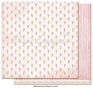 Ice cream, Summer Feeling, Mønsterpapir, Maja Design.