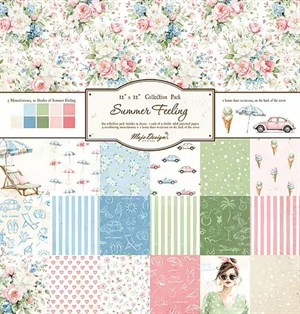 Summer Feeling, scrapbook, maja design, pakning. 