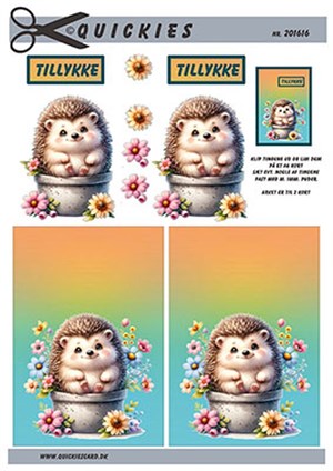  3D ark - Quickies, Sødt pindsvin.