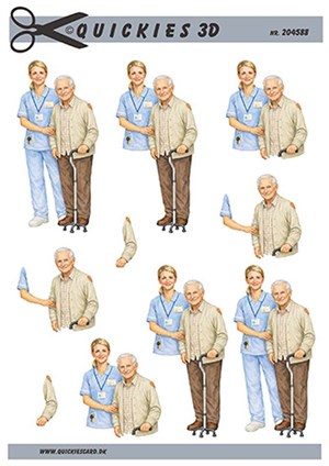 3D ark - Quickies,  Hjemmehjælper, dame, 