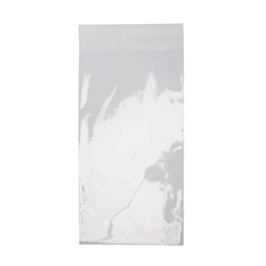 Cellofanposer, slimcard, aflang, 12,5x23,5 cm.