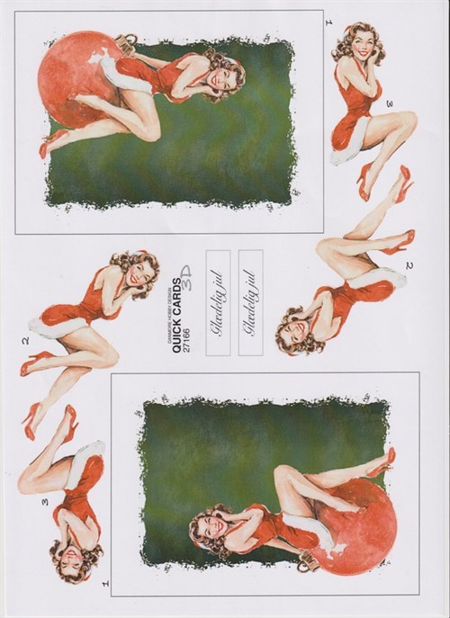 Pinup Jul, 3D ark - Quick Cards