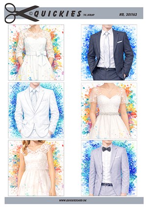  3D ark - Quickies, Små motiver med konfirmander.