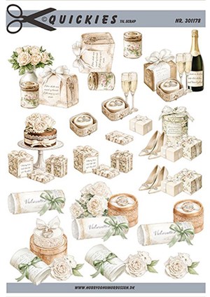 Quickie til scraps , Små bryllupsmotiver