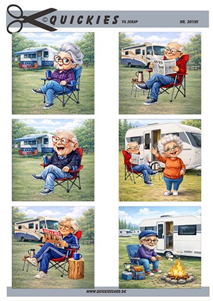 Quickie til scraps , Ældre mennesker på camping