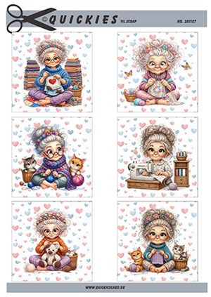 Quickie til scraps , Ældre dame, dagligdag