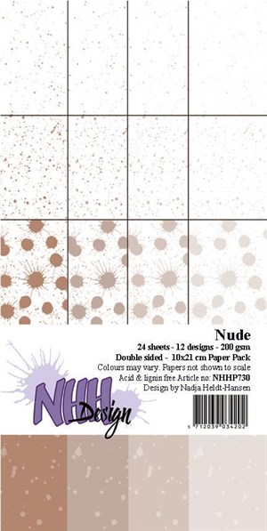 Nude, slimcard, mønsterpapir pakning fra NHHDesign.