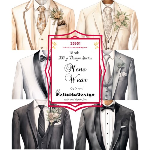 Herretøj, design karton, Felicita design.