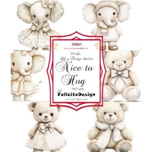 Dejligt at kramme, design karton, Felicita design.