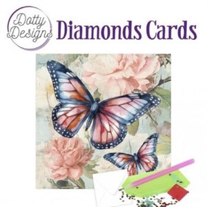  Diamond Card -  sommerfugle
