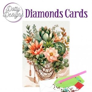  Diamond Card - blomster 2