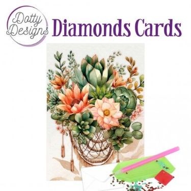  Diamond Card - blomster 2