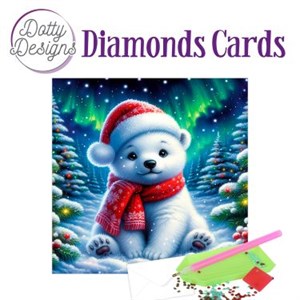  Diamond Card - julebjørn