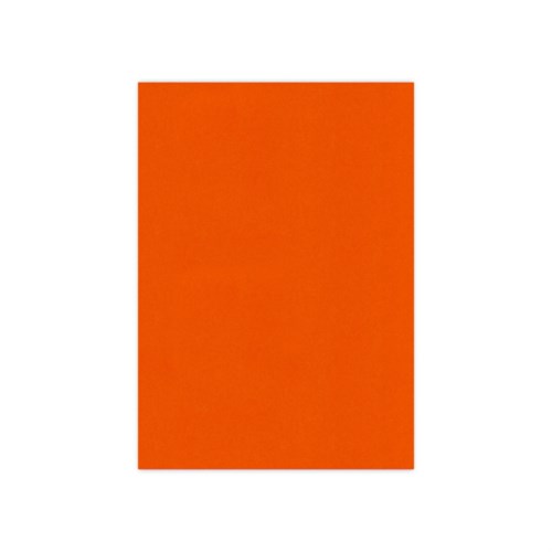 Efterårs mørk orange, A4 linen karton, 5 ark.