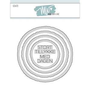  Deckle Edge Circles, Dies  Mette Witus Lowe