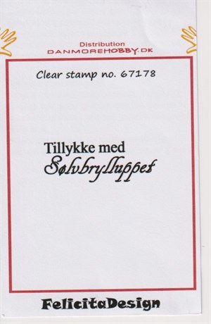 Dansk tekst, klar stempel.*