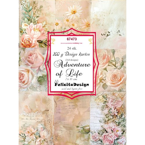 Blomster, design karton, Felicita design.