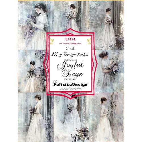 Glædelige dage, design karton, Felicita design.