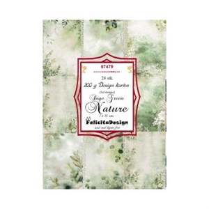 Salvie Grøn Natur, design karton, Felicita design.