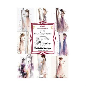 Mig og mit spejl, design karton, Felicita design.