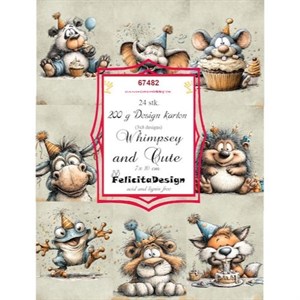 Finurligt og nuttet, design karton, Felicita design.