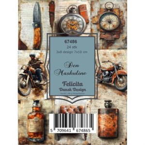 Den Maskuline, design karton, Felicita design.