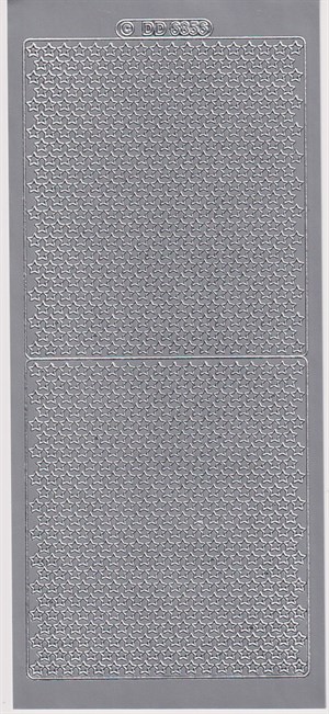 6856 - Stjerner, stickers, Sølv.